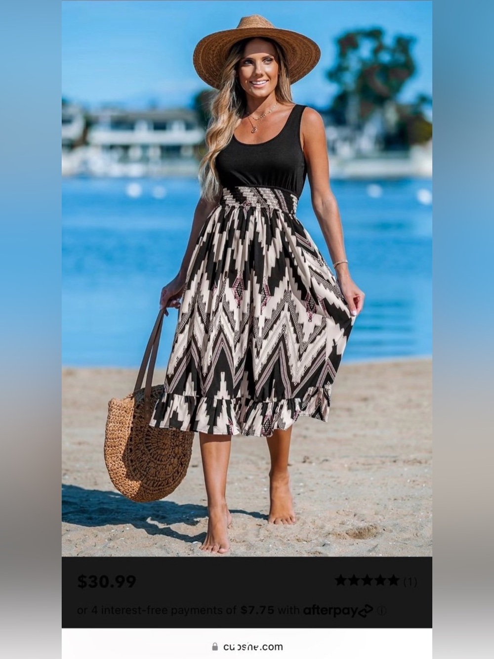 Cupshe midi tank dress